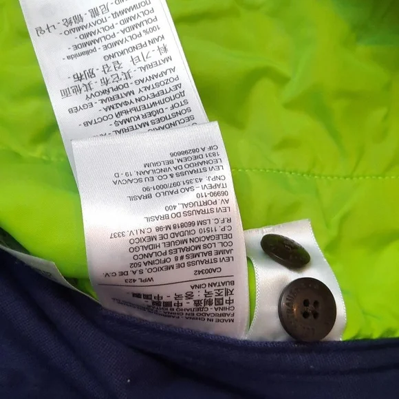 Levis Seattle Seahawks 100% Cotton Shirt Jacket - Picture 6 of 6